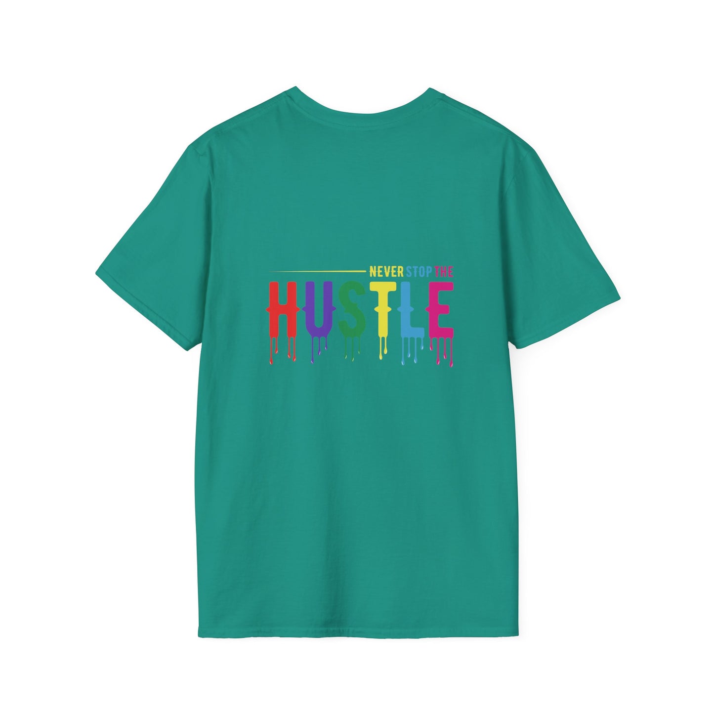 Colorful Hustle Tee – Soft T-Shirt for Entrepreneurs