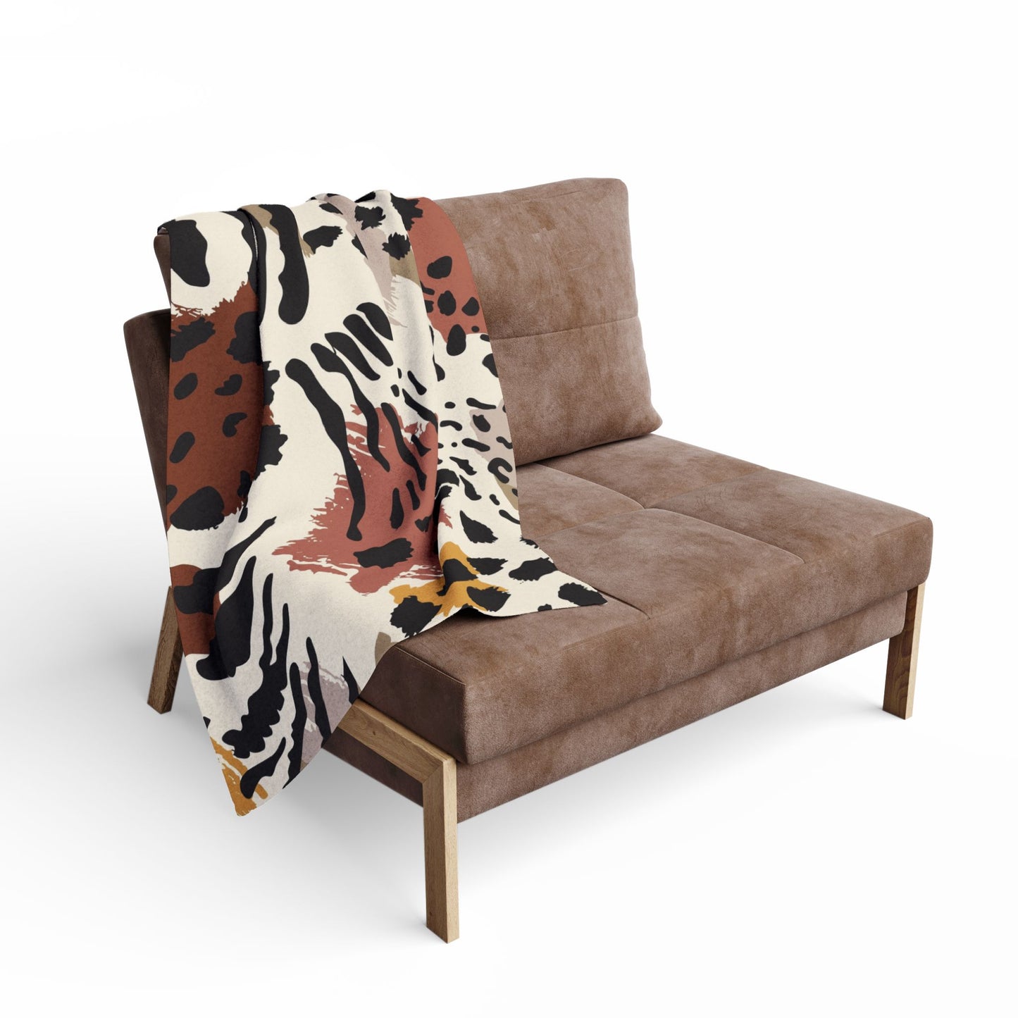 Cozy Arctic Fleece Blanket – Animal Print Throw for Stylish Comfort & Warmth