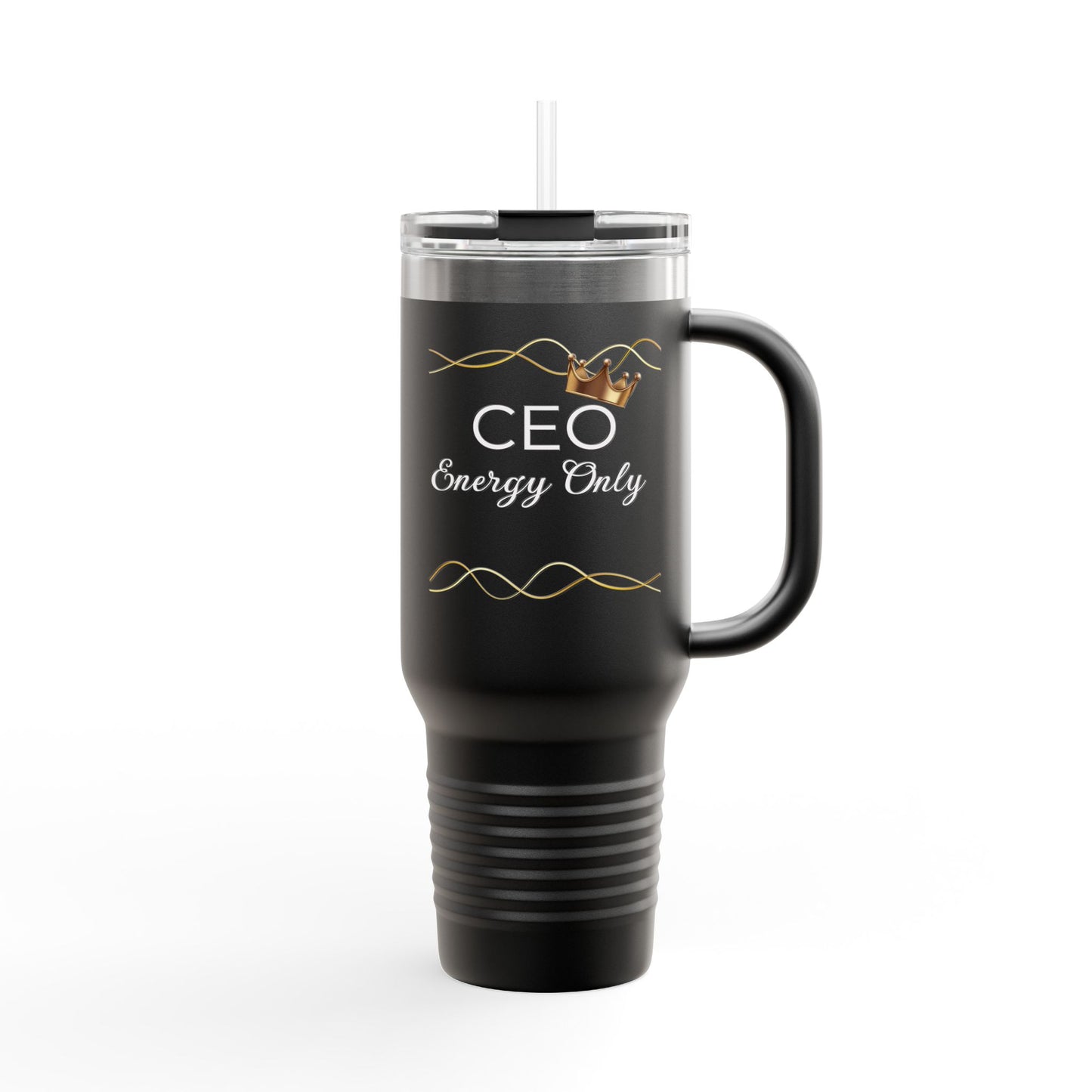 Insulated Travel Mug - 'CEO Energy Only'