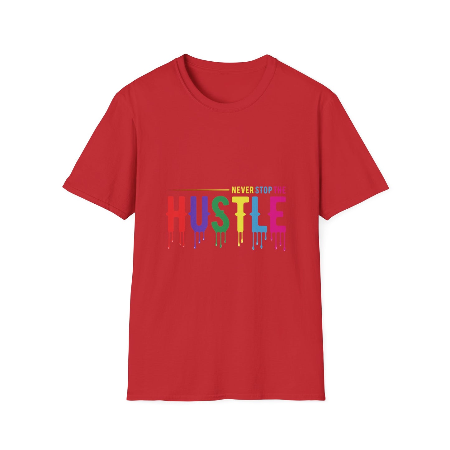 Colorful Hustle Tee – Soft T-Shirt for Entrepreneurs