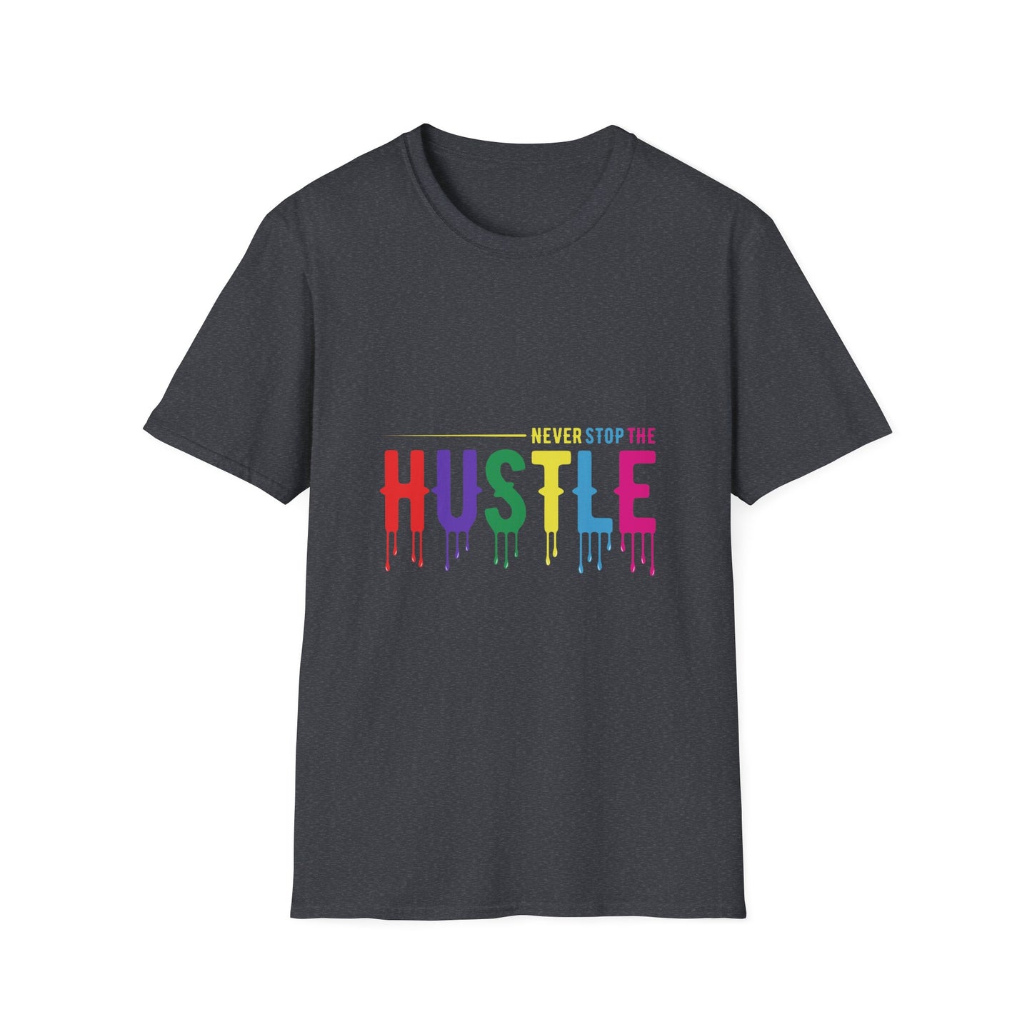 Colorful Hustle Tee – Soft T-Shirt for Entrepreneurs