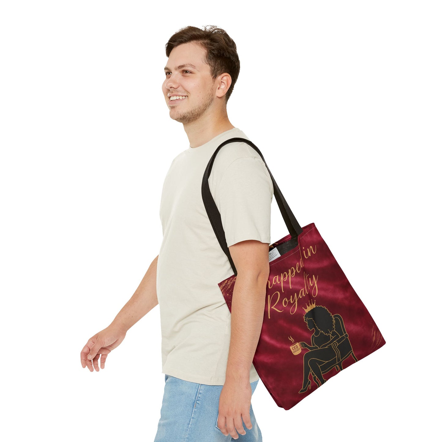 “Wrapped in Royalty” Luxe Tote – Chic & Charmed Collection™