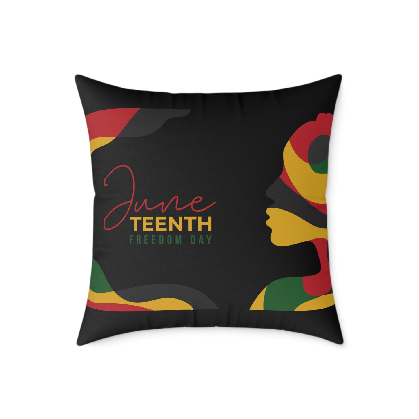Freedom Blooms Juneteenth Pillow | Vibrant Decorative Cushion, Cultural Home Accent, Celebration Gift
