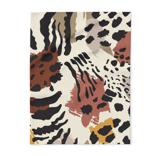 Cozy Arctic Fleece Blanket – Animal Print Throw for Stylish Comfort & Warmth