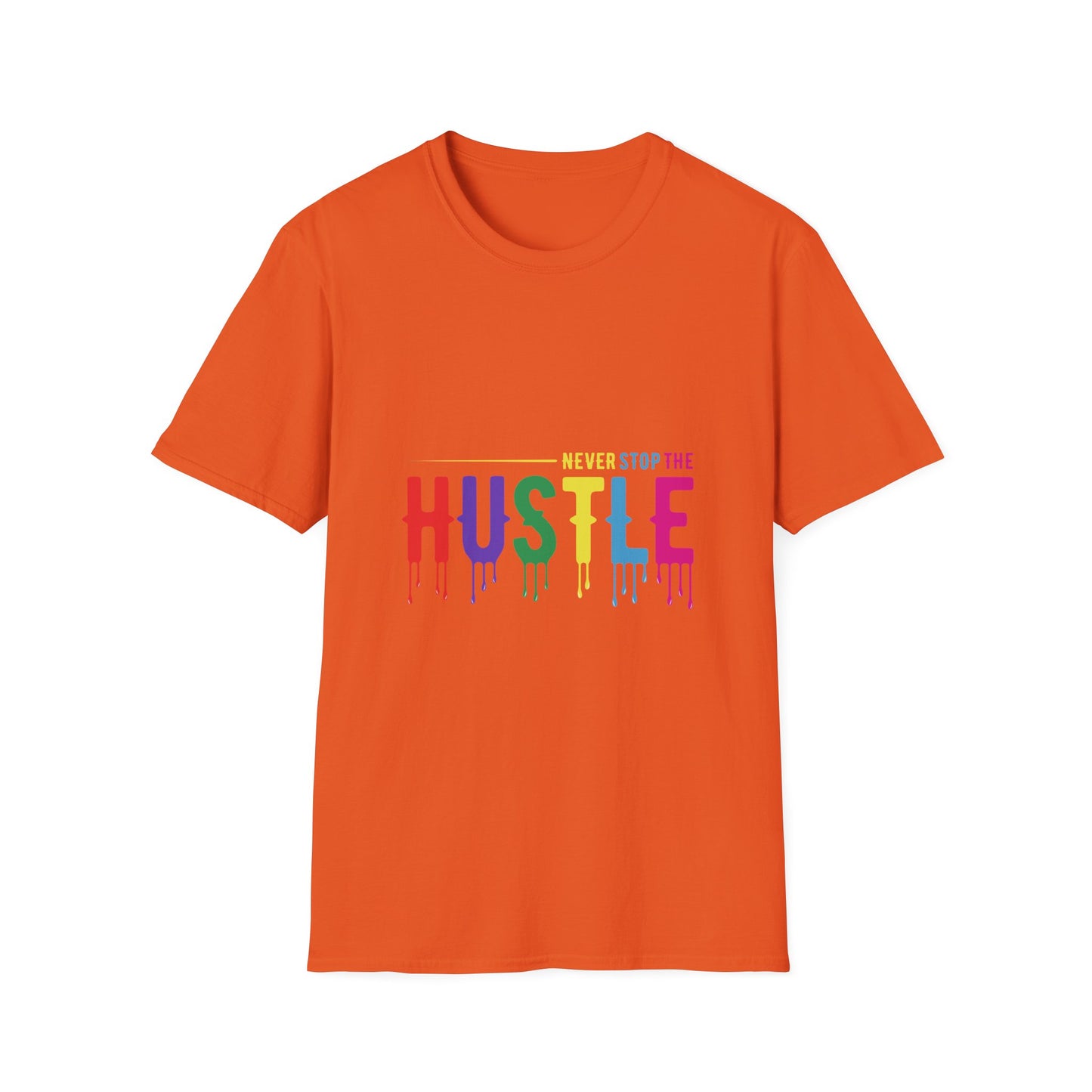 Colorful Hustle Tee – Soft T-Shirt for Entrepreneurs