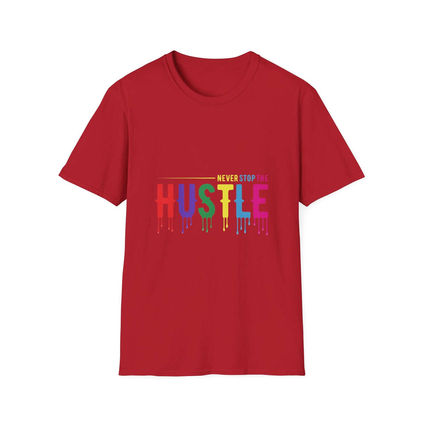 Colorful Hustle Tee – Soft T-Shirt for Entrepreneurs