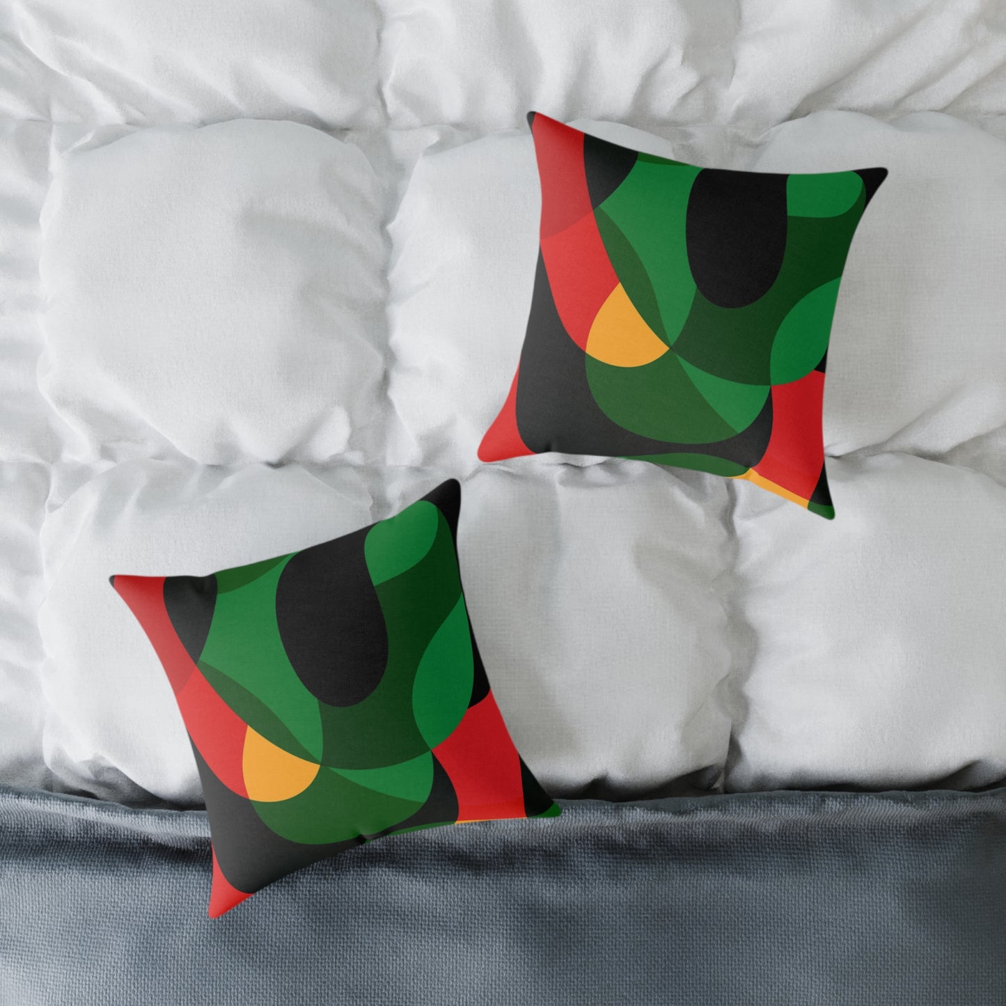 ModMuse Abstract Pillow | Modern Geometric Throw Cushion, Vibrant Home Decor Accent, Gift for Art Lovers
