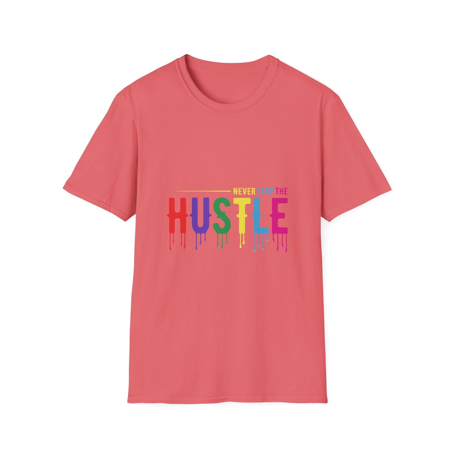 Colorful Hustle Tee – Soft T-Shirt for Entrepreneurs