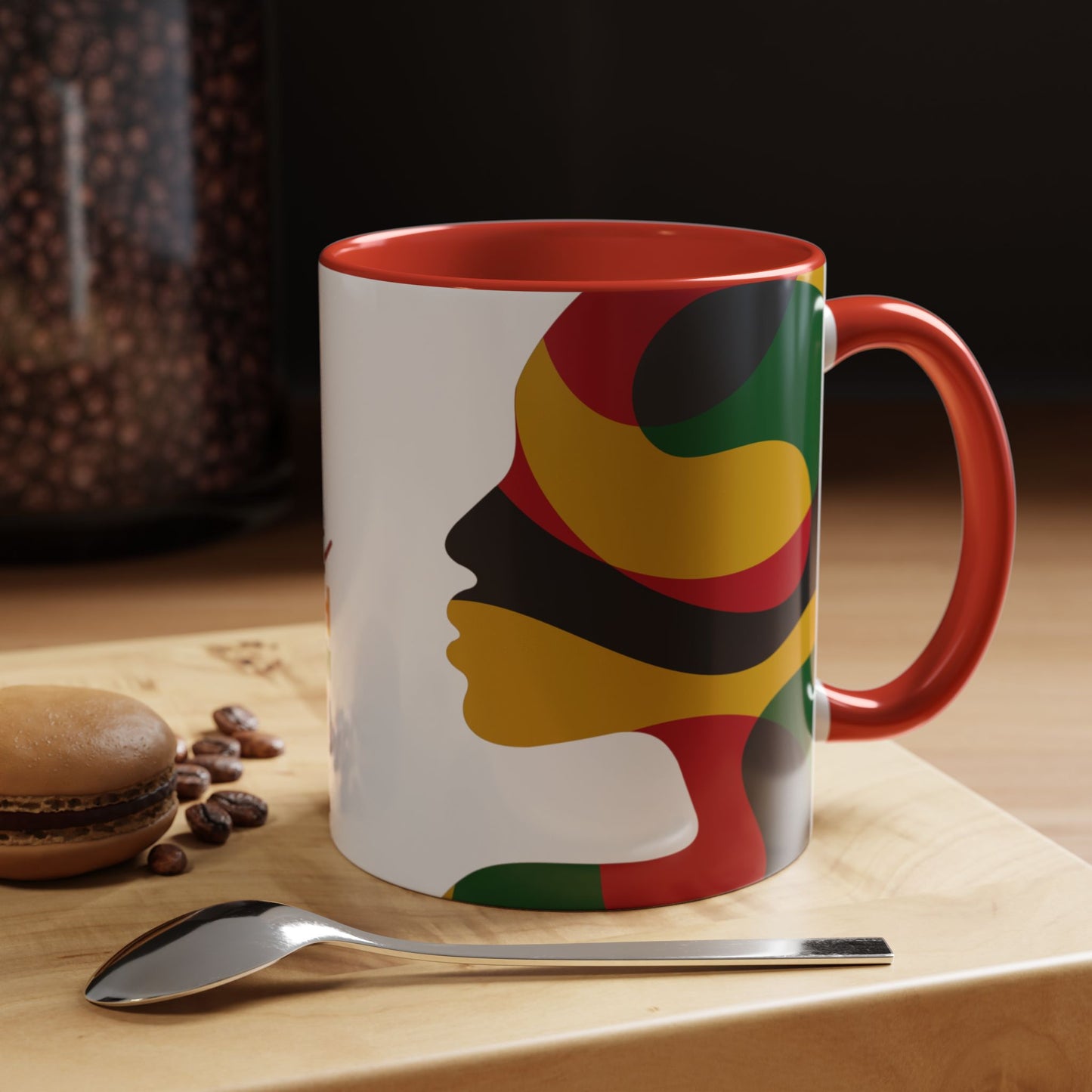 Juneteenth Freedom Day Accent Coffee Mug | Celebrate Liberation, Bold Black History Gift, Vibrant Home & Office Decor