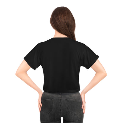 Classic Black Crop Tee – Timeless Style, Comfortable Fit, Everyday Essential