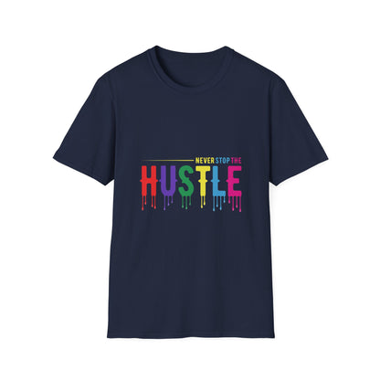 Colorful Hustle Tee – Soft T-Shirt for Entrepreneurs