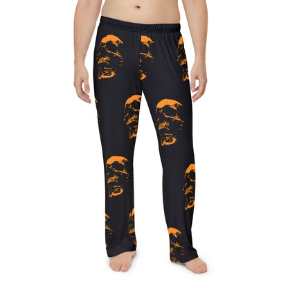 💀 Skull Print Men’s Pajama Pants – Bold Comfort for Laid-Back Days