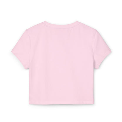 💋 Cosmic Lips Baby Tee Trendy Women’s Graphic Crop Top | Festival Wear, Summer Street Style & Bold Everyday Looks