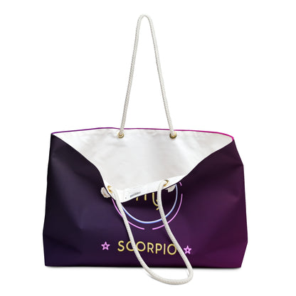 Scorpio Zodiac Weekender Bag - Stylish Travel Tote for Astrological Enthusiasts