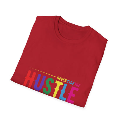 Colorful Hustle Tee – Soft T-Shirt for Entrepreneurs