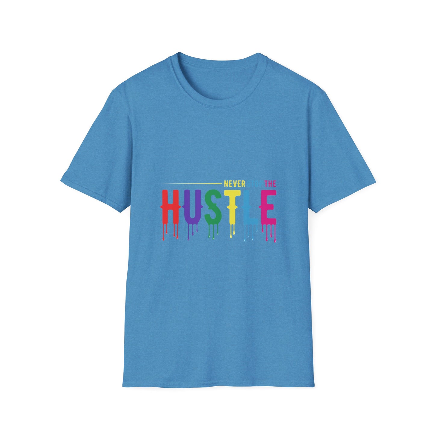 Colorful Hustle Tee – Soft T-Shirt for Entrepreneurs