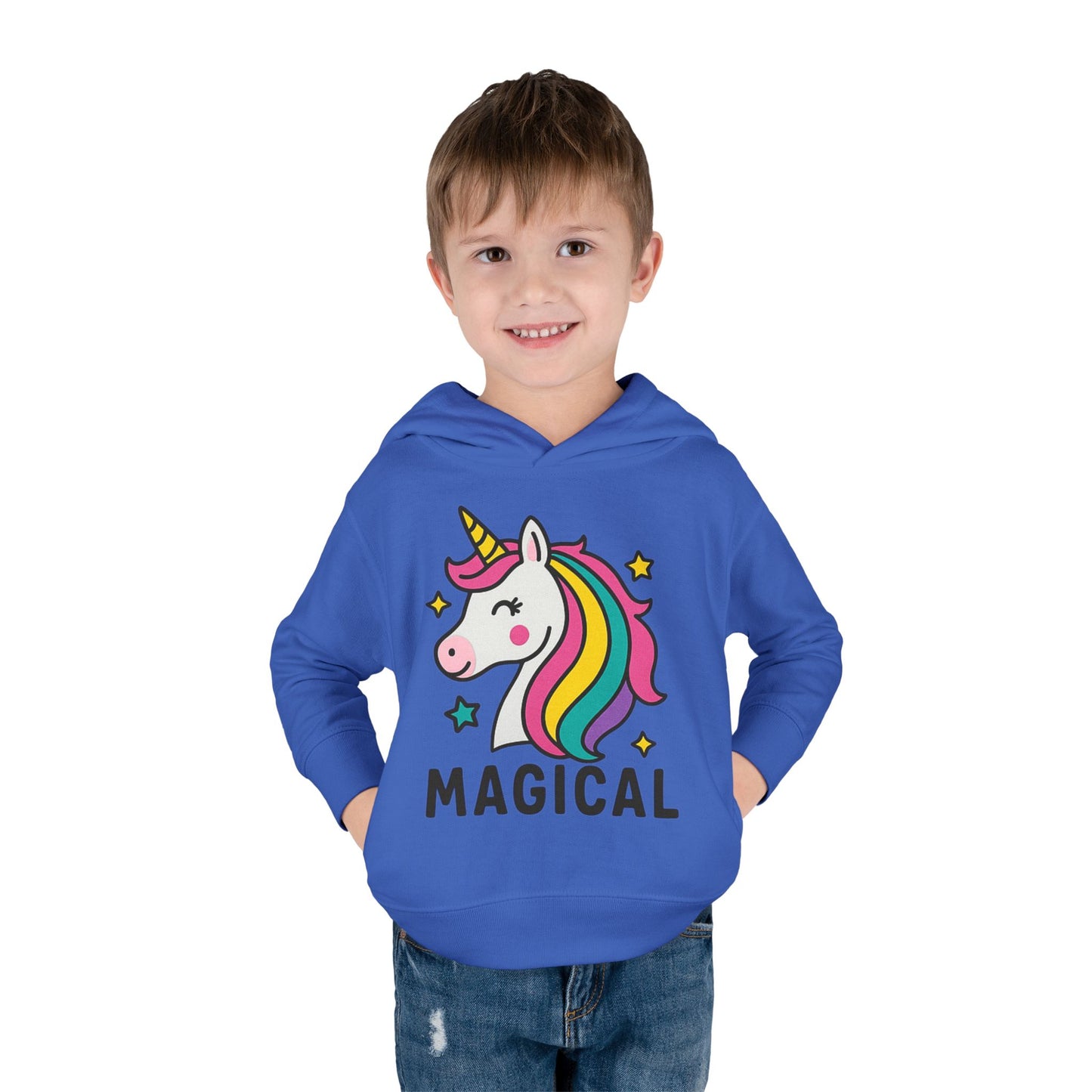 🦄 Magical Unicorn Toddler Fleece Hoodie Cozy & Cute Pullover for Toddlers | Perfect for Birthdays, School Days & Magical Moments