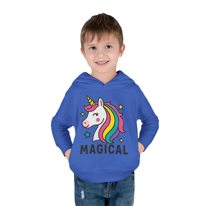 🦄 Magical Unicorn Toddler Fleece Hoodie Cozy & Cute Pullover for Toddlers | Perfect for Birthdays, School Days & Magical Moments