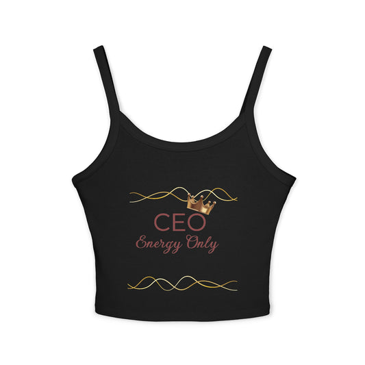CEO Energy Only Spaghetti Strap Tank Top