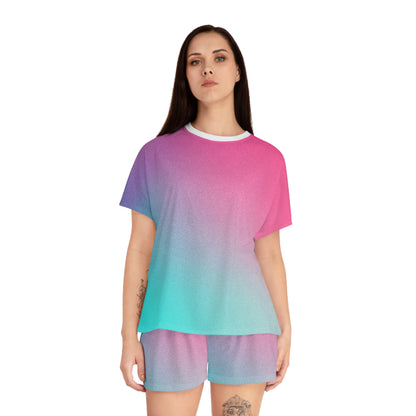 🌈 Women’s Gradient Pajama Set – Where Cozy Meets Chic