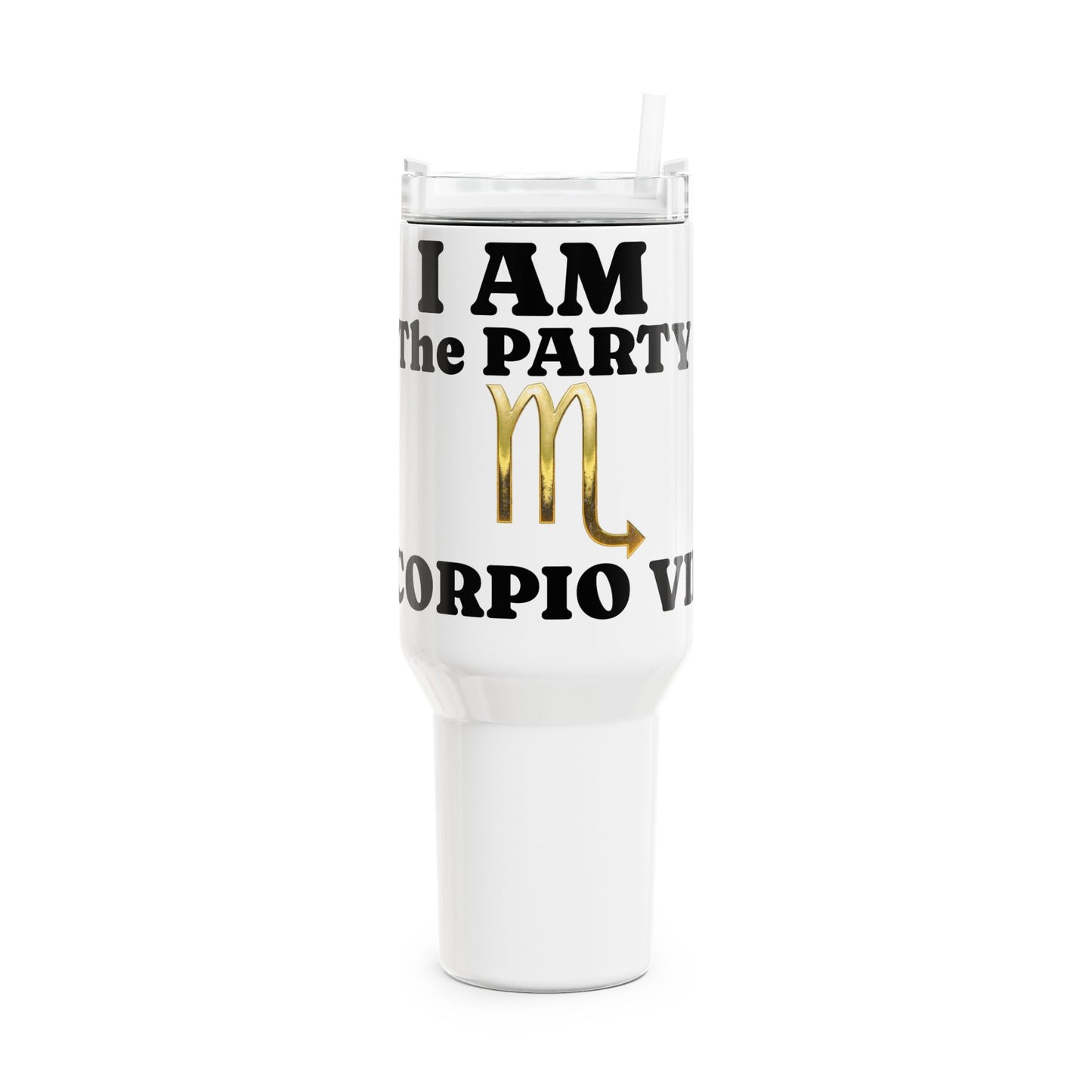 Scorpio Party Tumbler - 40oz Insulated Drinkware for Astrology Lovers