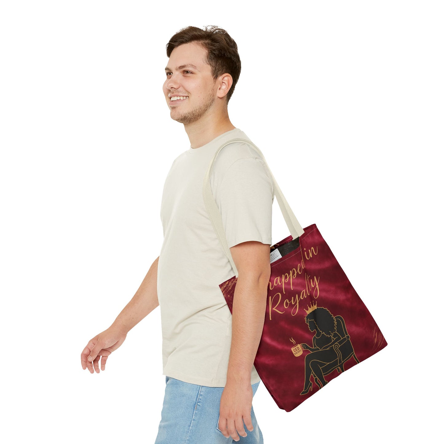 “Wrapped in Royalty” Luxe Tote – Chic & Charmed Collection™