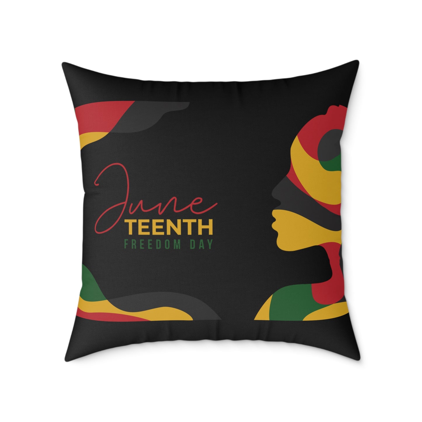 Freedom Blooms Juneteenth Pillow | Vibrant Decorative Cushion, Cultural Home Accent, Celebration Gift