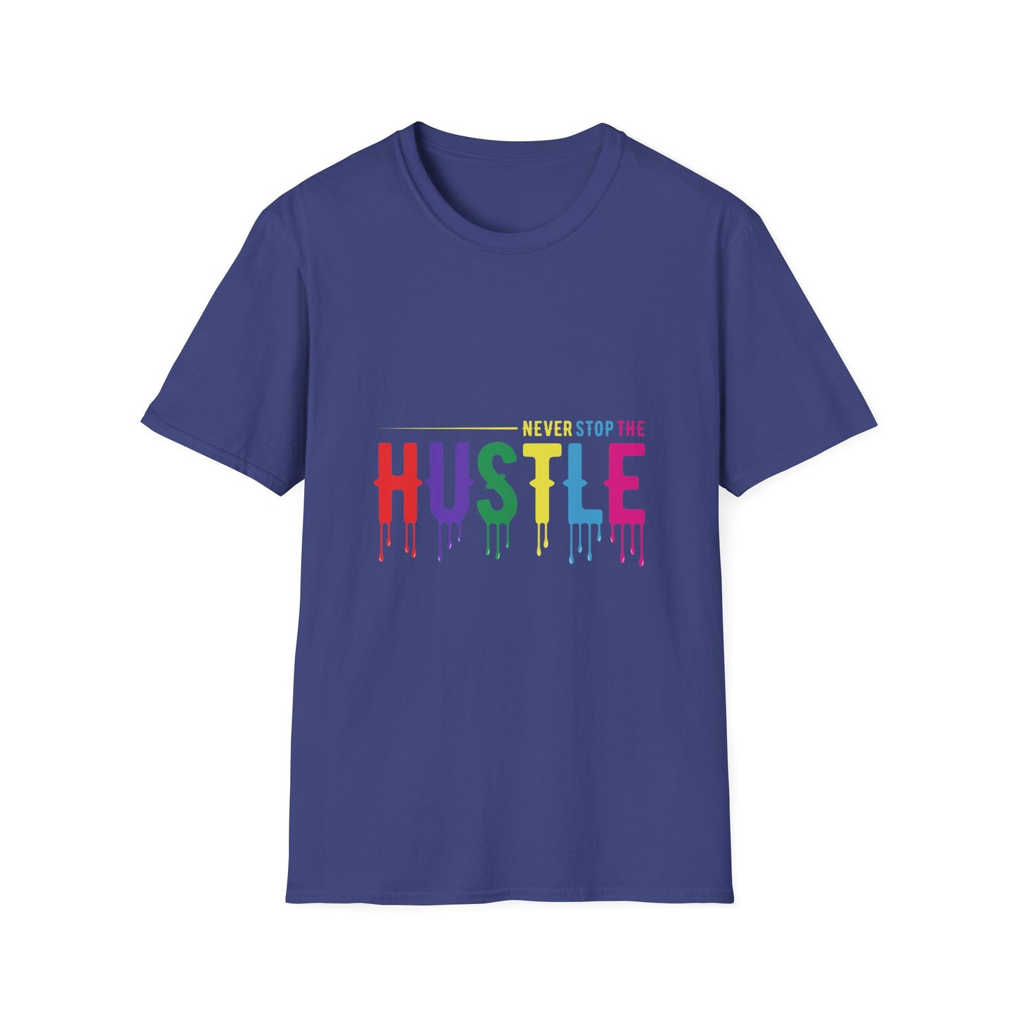 Colorful Hustle Tee – Soft T-Shirt for Entrepreneurs