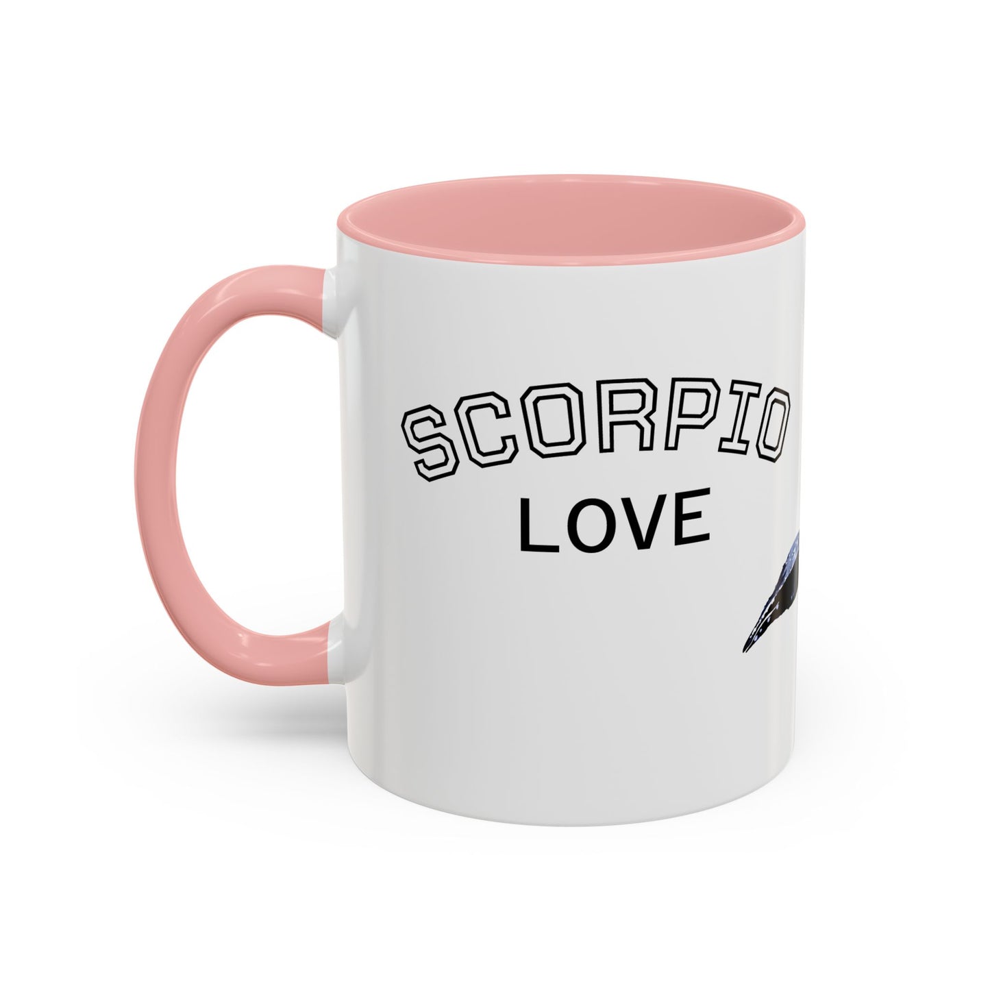 “Scorpio Bloom” Floral Accent Coffee Mug