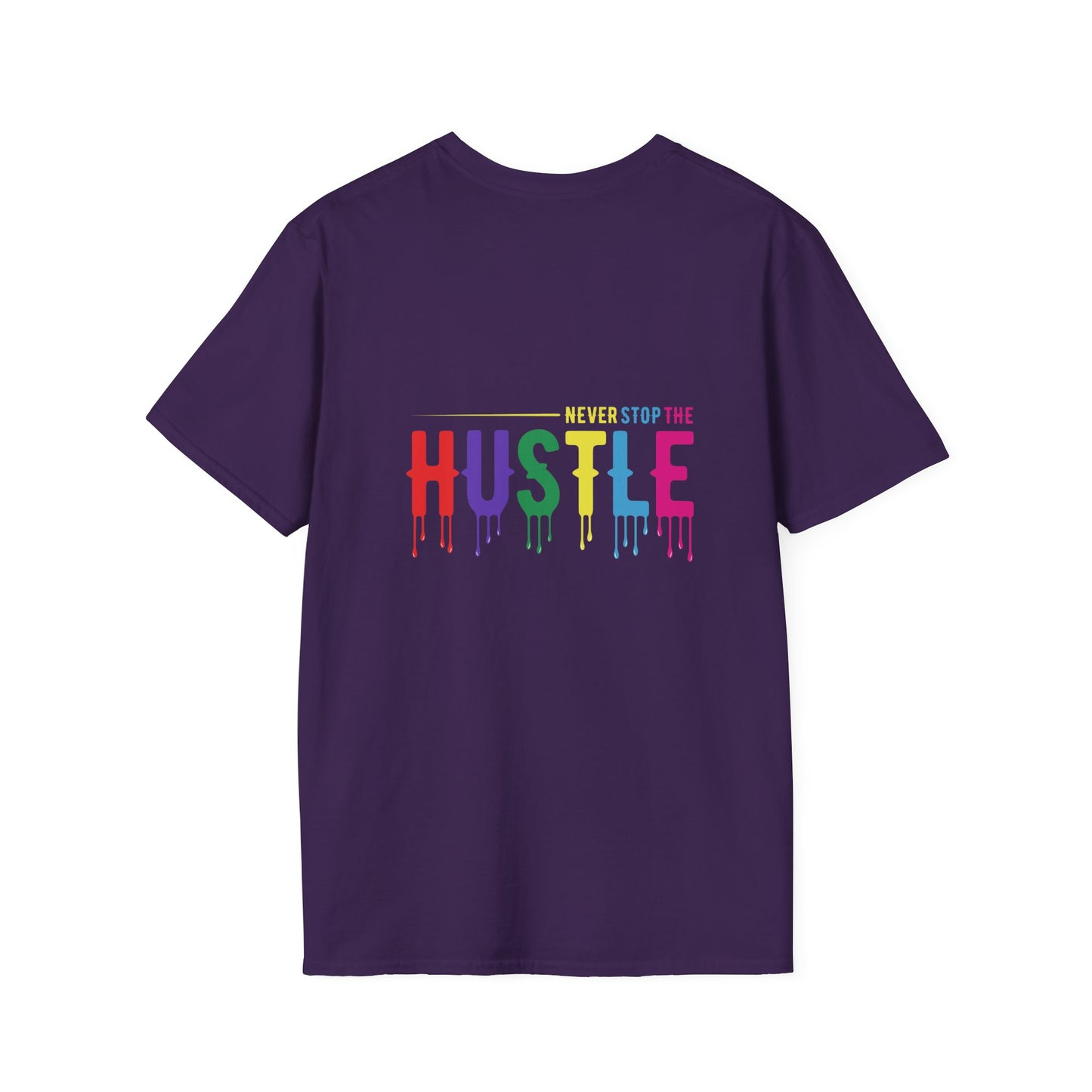 Colorful Hustle Tee – Soft T-Shirt for Entrepreneurs