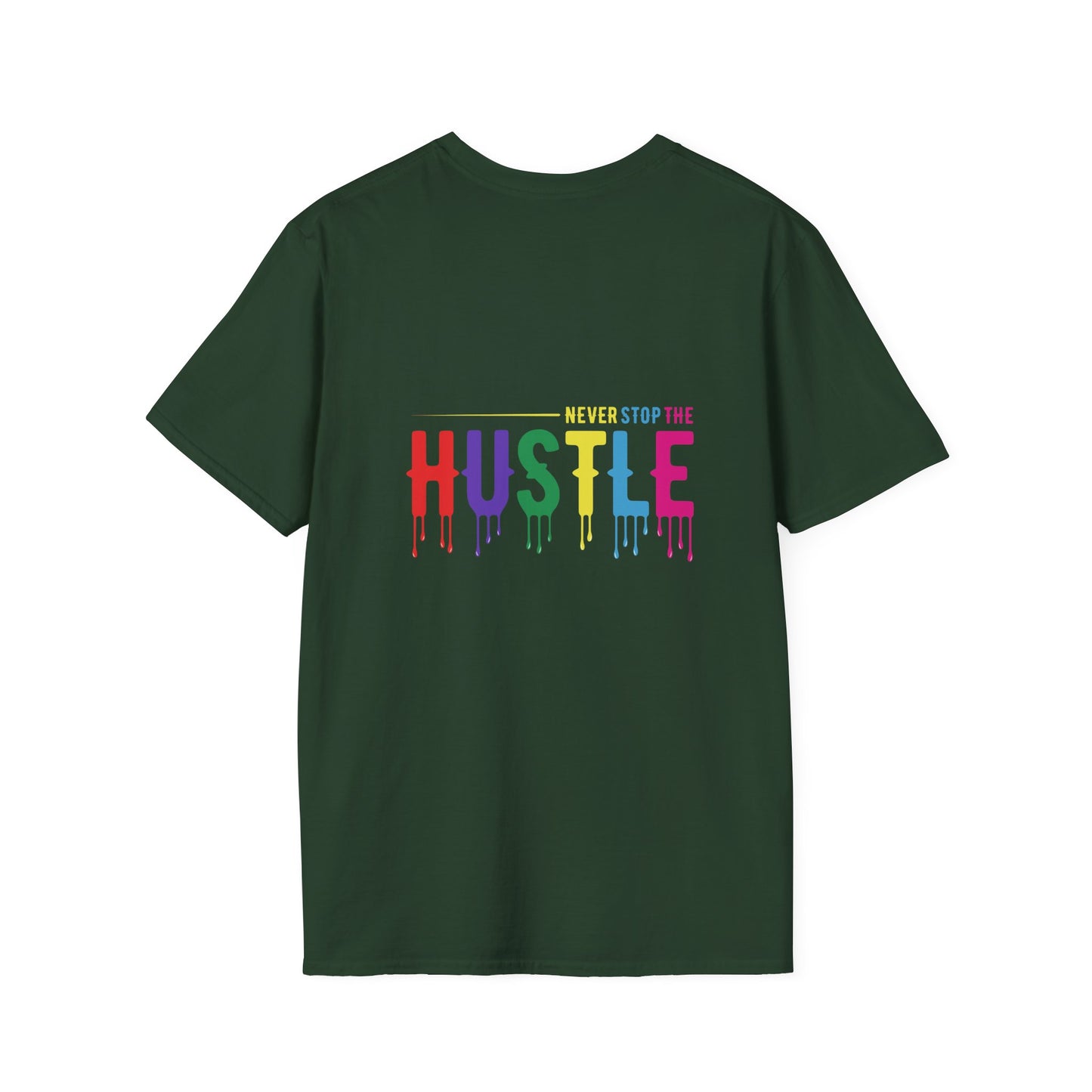 Colorful Hustle Tee – Soft T-Shirt for Entrepreneurs