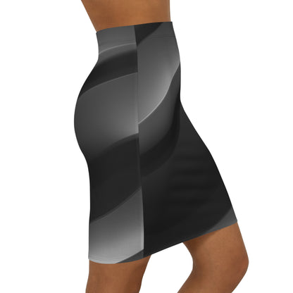 “Black Tie Mood” Pencil Skirt – Bold Elegance, Effortless Confidence