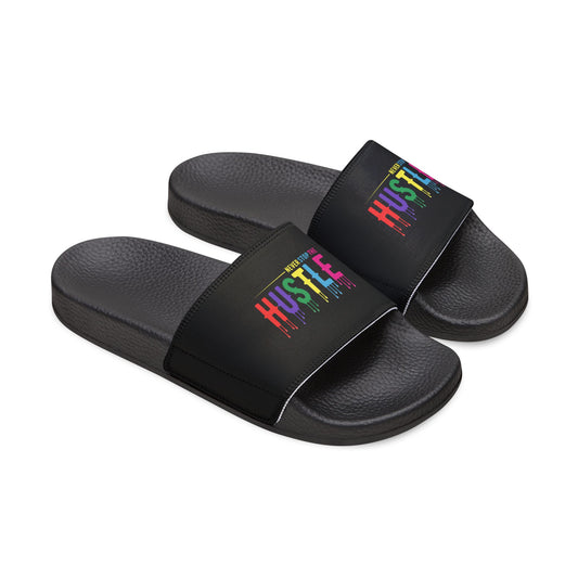 Colorful Hustle Sandals | Bold Summer Slides, Customizable Comfort, Vacation Ready, Everyday Style for Her