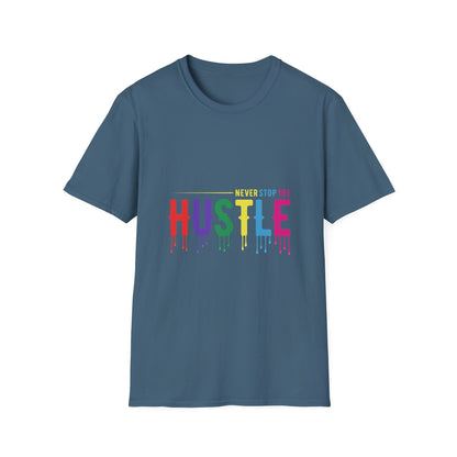 Colorful Hustle Tee – Soft T-Shirt for Entrepreneurs
