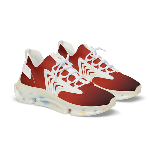 :  🔥 Fire Orange Mesh Sneakers for Men – Where Performance Meets Bold Style