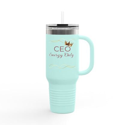 Insulated Travel Mug - 'CEO Energy Only'