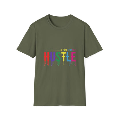 Colorful Hustle Tee – Soft T-Shirt for Entrepreneurs