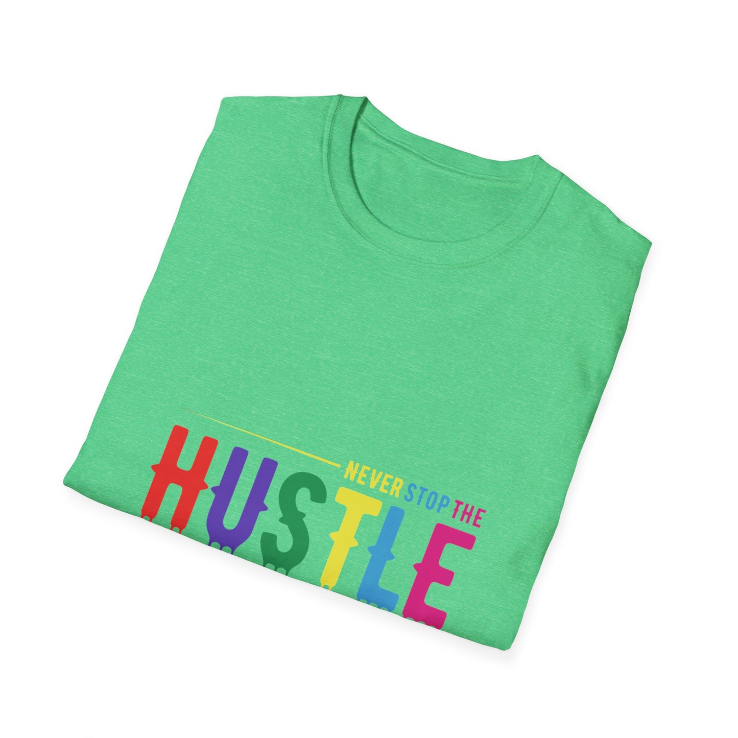 Colorful Hustle Tee – Soft T-Shirt for Entrepreneurs