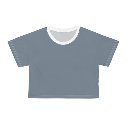 Classic Gray Crop Tee – Effortless Comfort, Everyday Versatility, Timeless Style