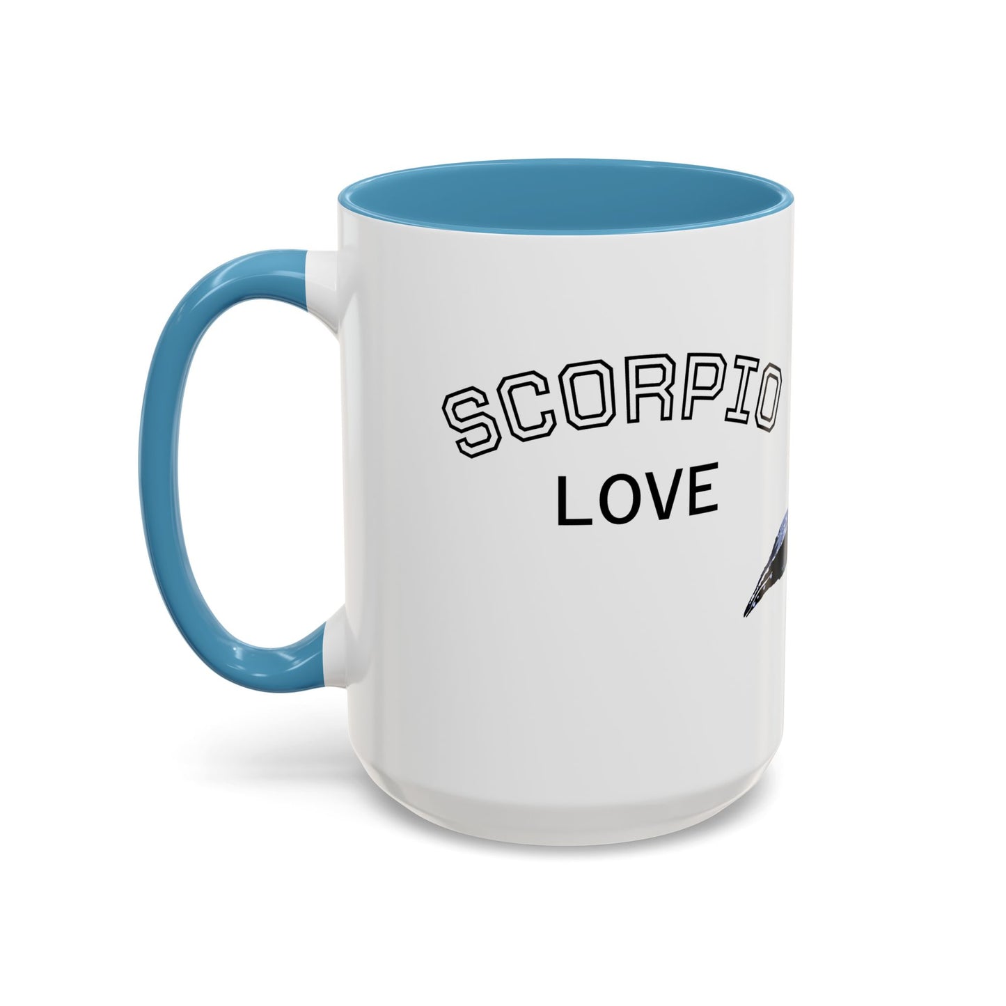 “Scorpio Bloom” Floral Accent Coffee Mug
