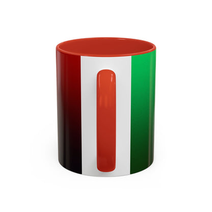 Juneteenth Accent Coffee Mug - Celebrate Freedom, Gift for Black History Month, Unique Housewarming Gift, Colorful Mug for All Occasions