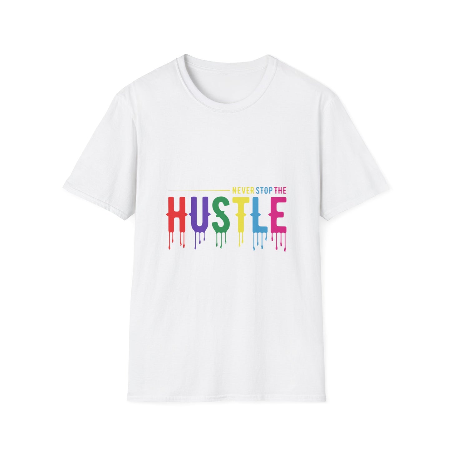 Colorful Hustle Tee – Soft T-Shirt for Entrepreneurs
