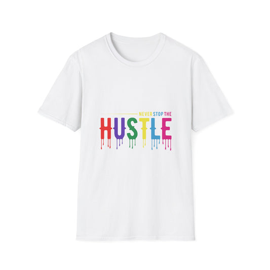 Colorful Hustle Tee – Soft T-Shirt for Entrepreneurs