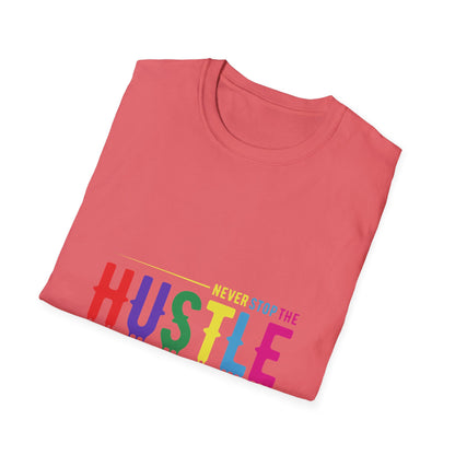 Colorful Hustle Tee – Soft T-Shirt for Entrepreneurs