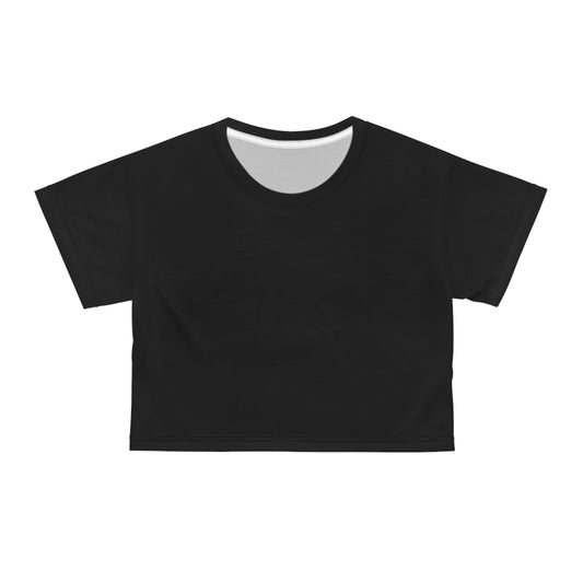 Classic Black Crop Tee – Timeless Style, Comfortable Fit, Everyday Essential