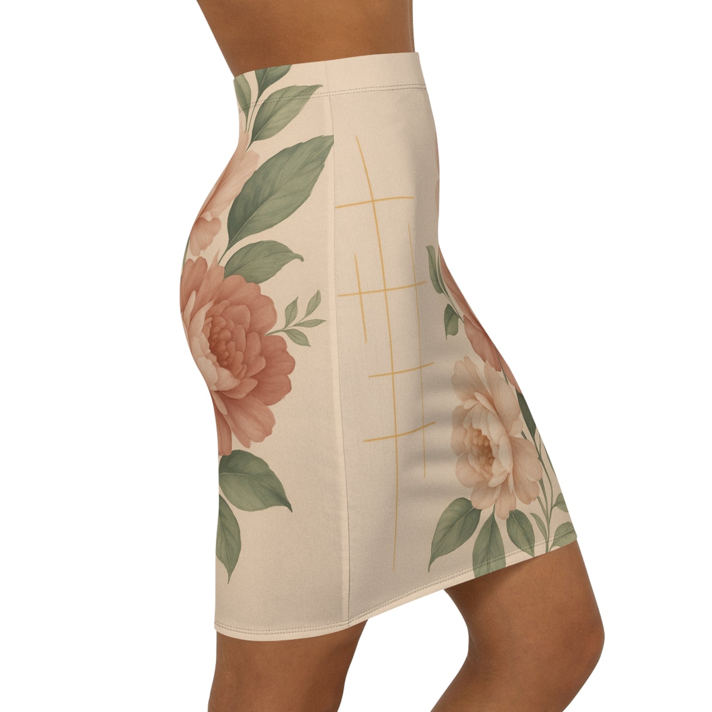 Petal & Poise Pencil Skirt