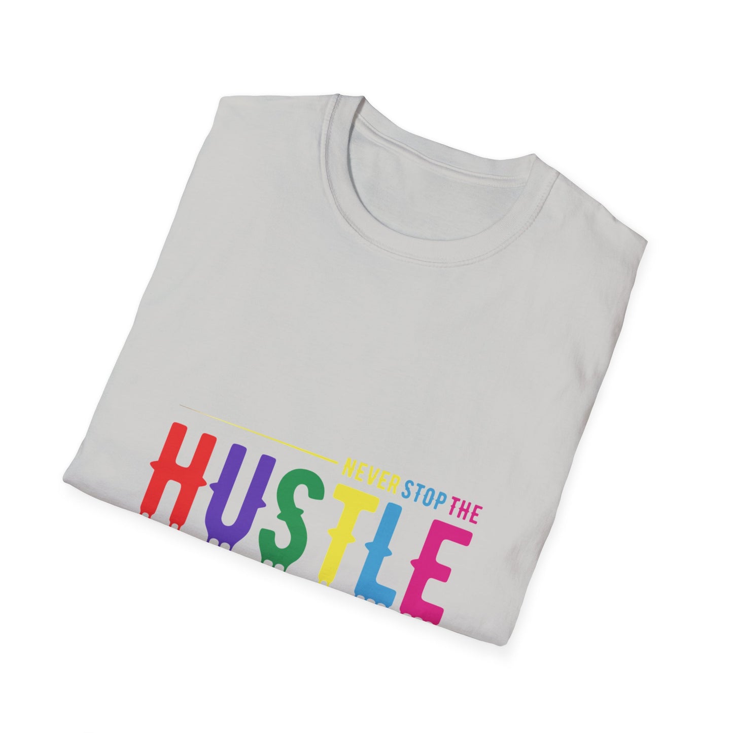 Colorful Hustle Tee – Soft T-Shirt for Entrepreneurs