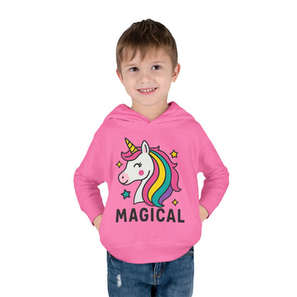 🦄 Magical Unicorn Toddler Fleece Hoodie Cozy & Cute Pullover for Toddlers | Perfect for Birthdays, School Days & Magical Moments