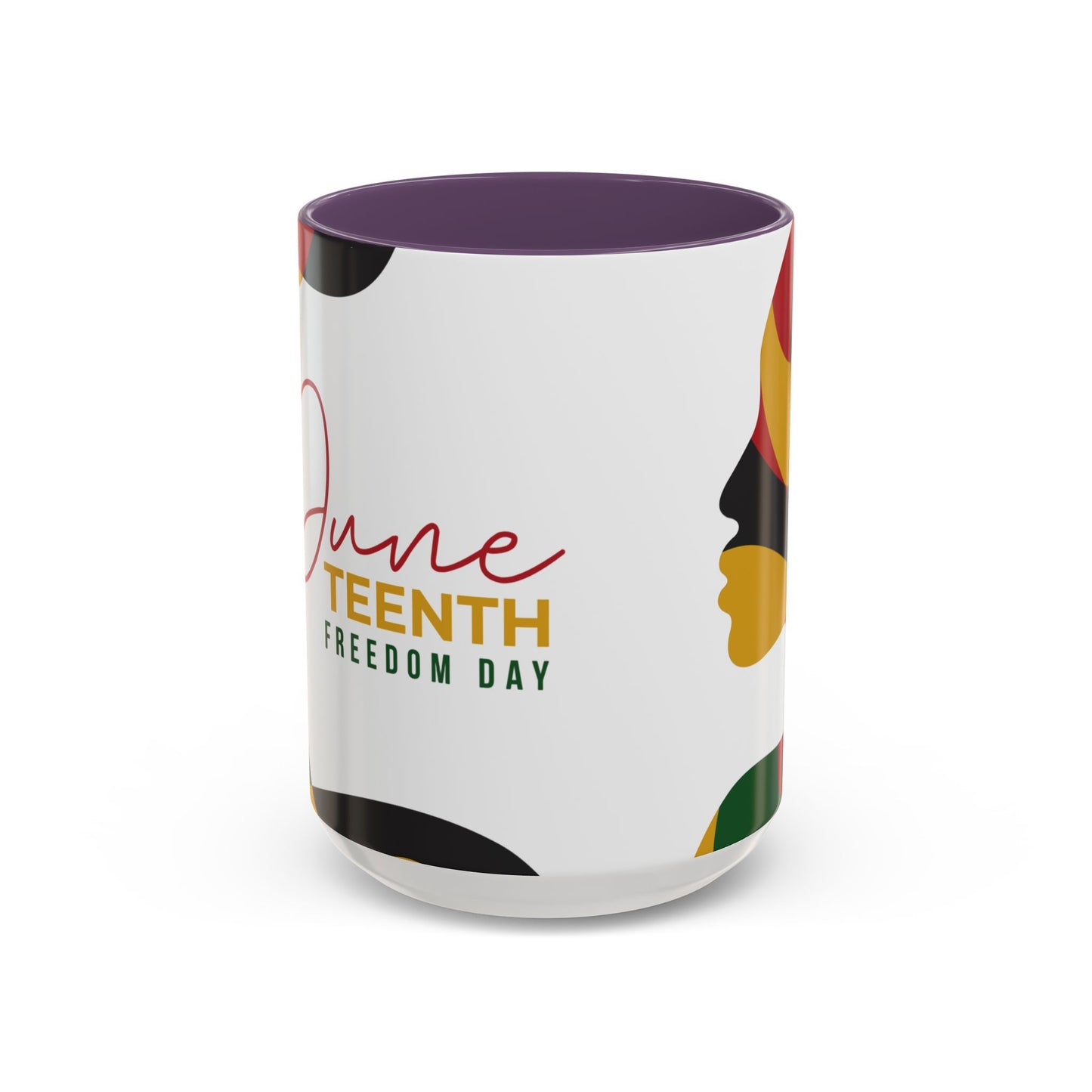 Juneteenth Freedom Day Accent Coffee Mug | Celebrate Liberation, Bold Black History Gift, Vibrant Home & Office Decor