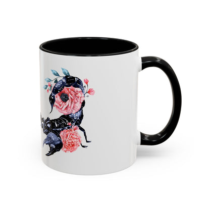 “Scorpio Bloom” Floral Accent Coffee Mug